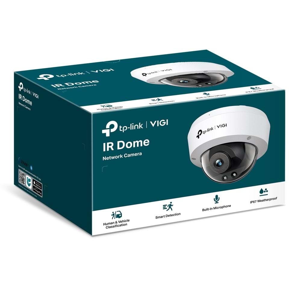 TP-Link VIGI C240I 2.8mm 4MP IR Dome IP Kamera (1/3