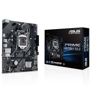 Asus Prime H510M-F R3.0 H470 DDR4 M.2 USB3.2 DP/HDMI PCI 4.0 1200p Anakart