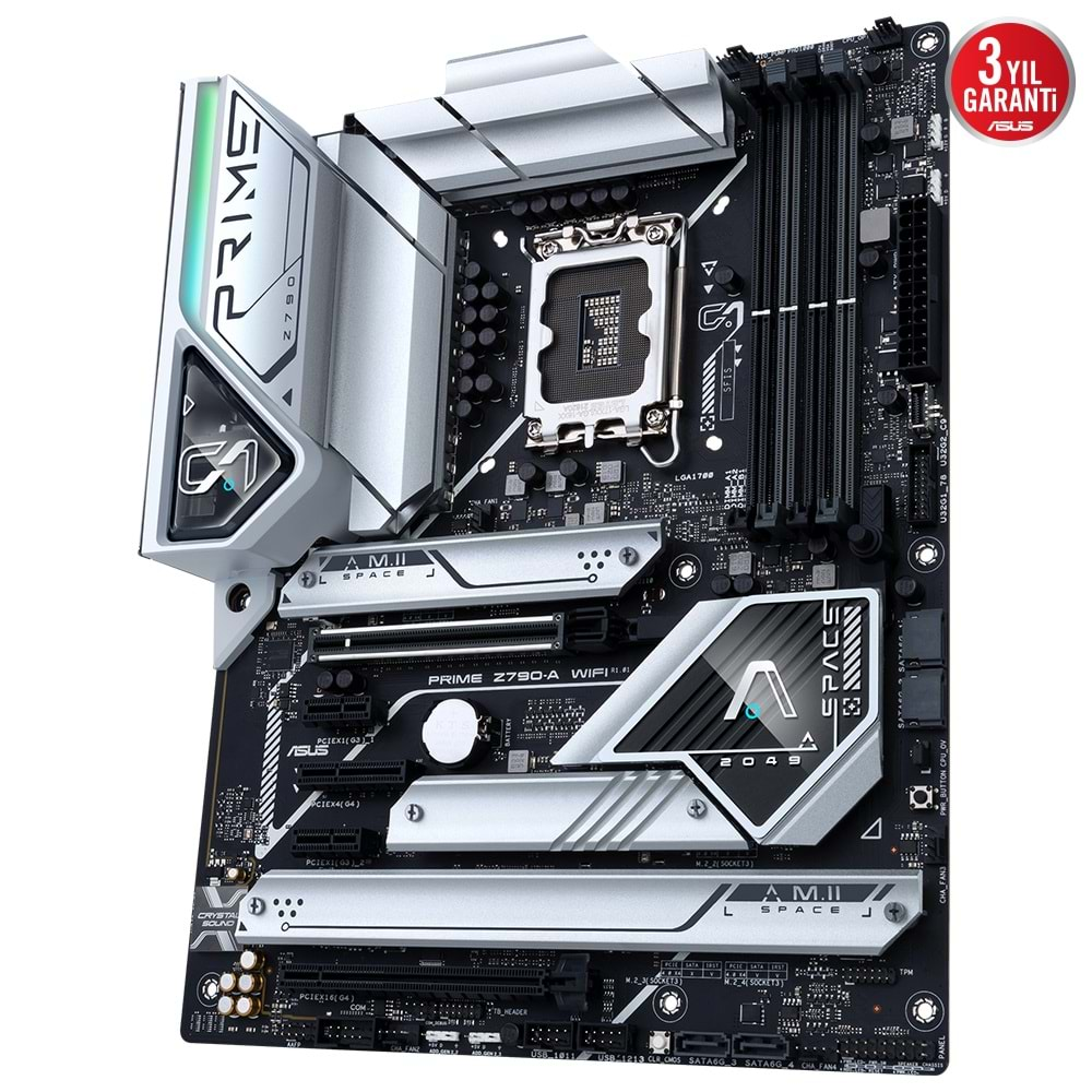 Asus Prime Z790-A WIFI Intel Z790 7000 MHz (OC) DDR5 Soket 1700 ATX Anakart