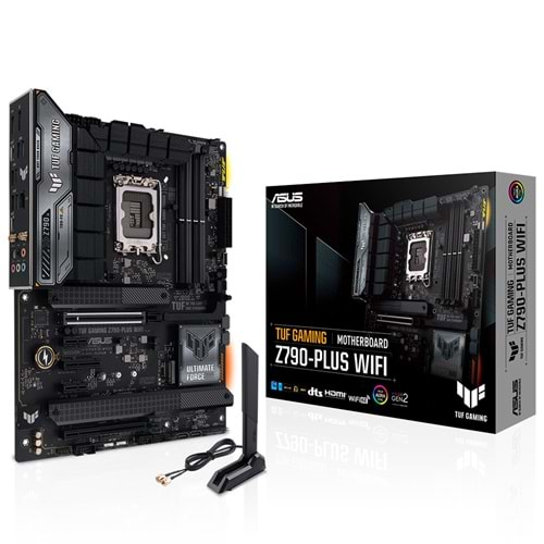 Asus TUF Gaming Z790-Plus WIFI Intel Z790 7200 MHz (OC) DDR5 Soket 1700 ATX Anakart