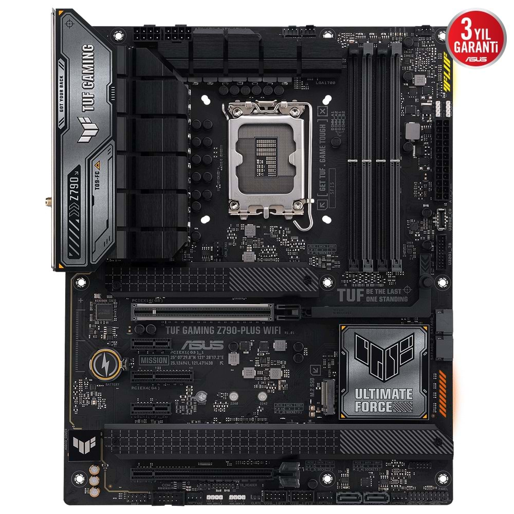 Asus TUF Gaming Z790-Plus WIFI Intel Z790 7200 MHz (OC) DDR5 Soket 1700 ATX Anakart