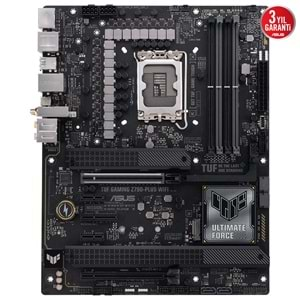 Asus TUF Gaming Z790-Plus WIFI Intel Z790 7200 MHz (OC) DDR5 Soket 1700 ATX Anakart