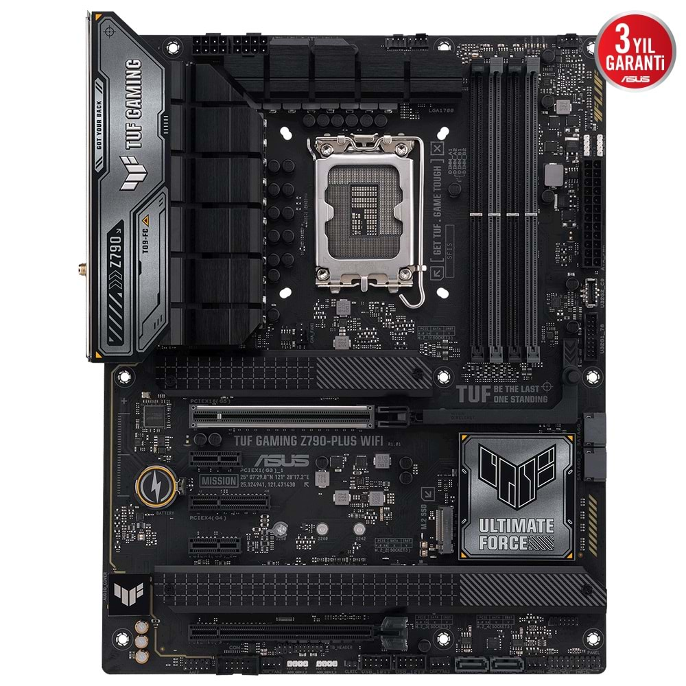 Asus TUF Gaming Z790-Plus WIFI Intel Z790 7200 MHz (OC) DDR5 Soket 1700 ATX Anakart