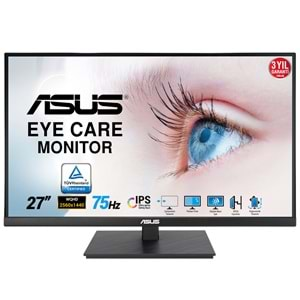 Asus VA27AQSB 27'' Ips Freesync 1Ms 75Hz DP HDMI USB X2 Monitör