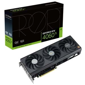 Asus NVIDIA GeForce RTX 4060 Ti ProArt OC PROART-RTX4060TI-O16G 16 GB GDDR6 128 Bit Ekran Kartı