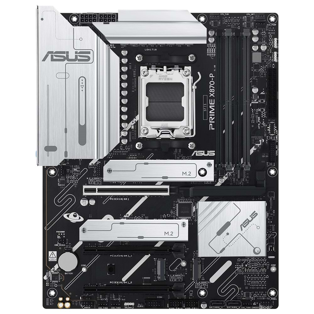 Asus Prime X870-P AMD X870 DDR5 M.2 HDMI/USB PCIe 5.0 Anakart