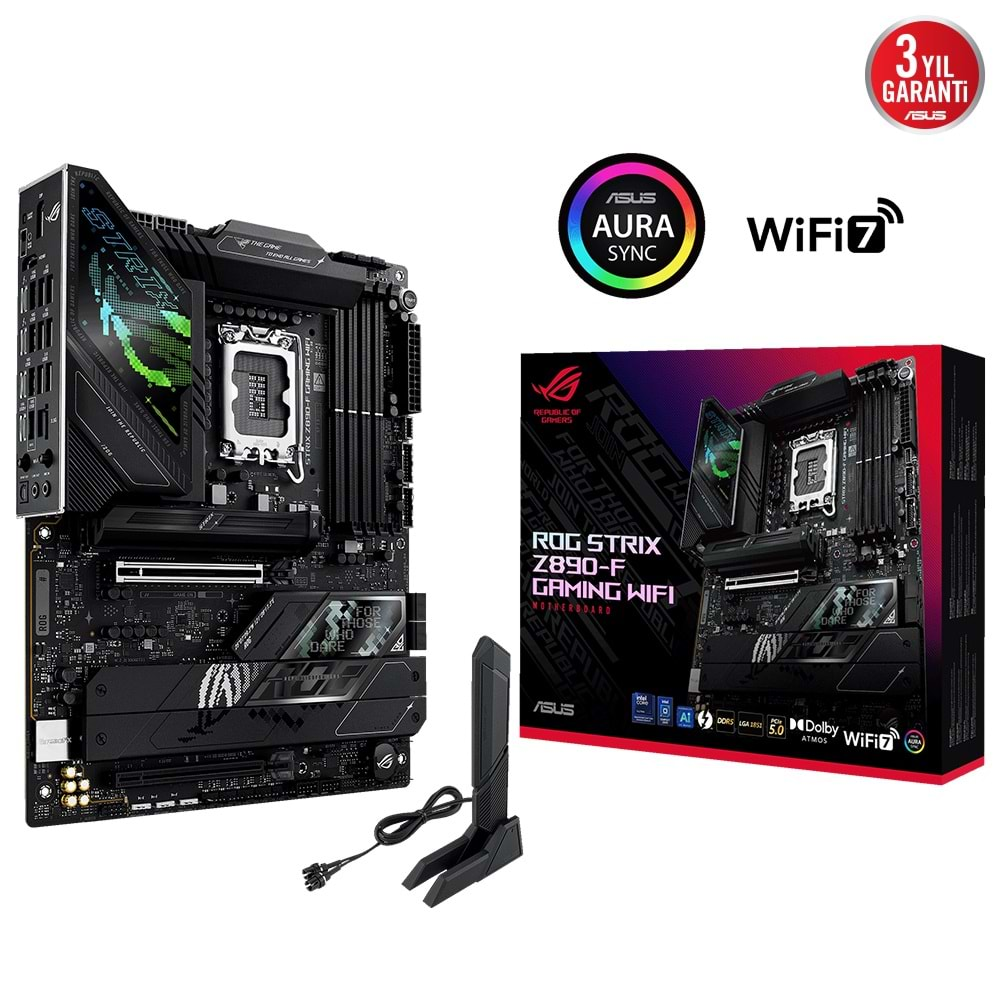 Asus Rog Strix Z890-F Gaming Wifi DDR5 LGA1851 Anakart