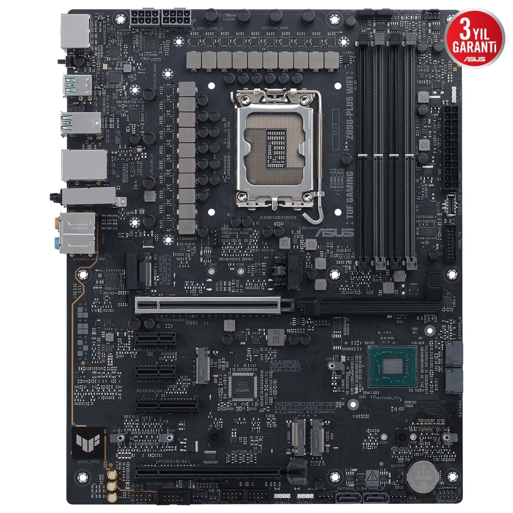 Asus Tuf Gaming Z890-PLUS Wifi 7 DDR5 Intel LGA1851 Anakart