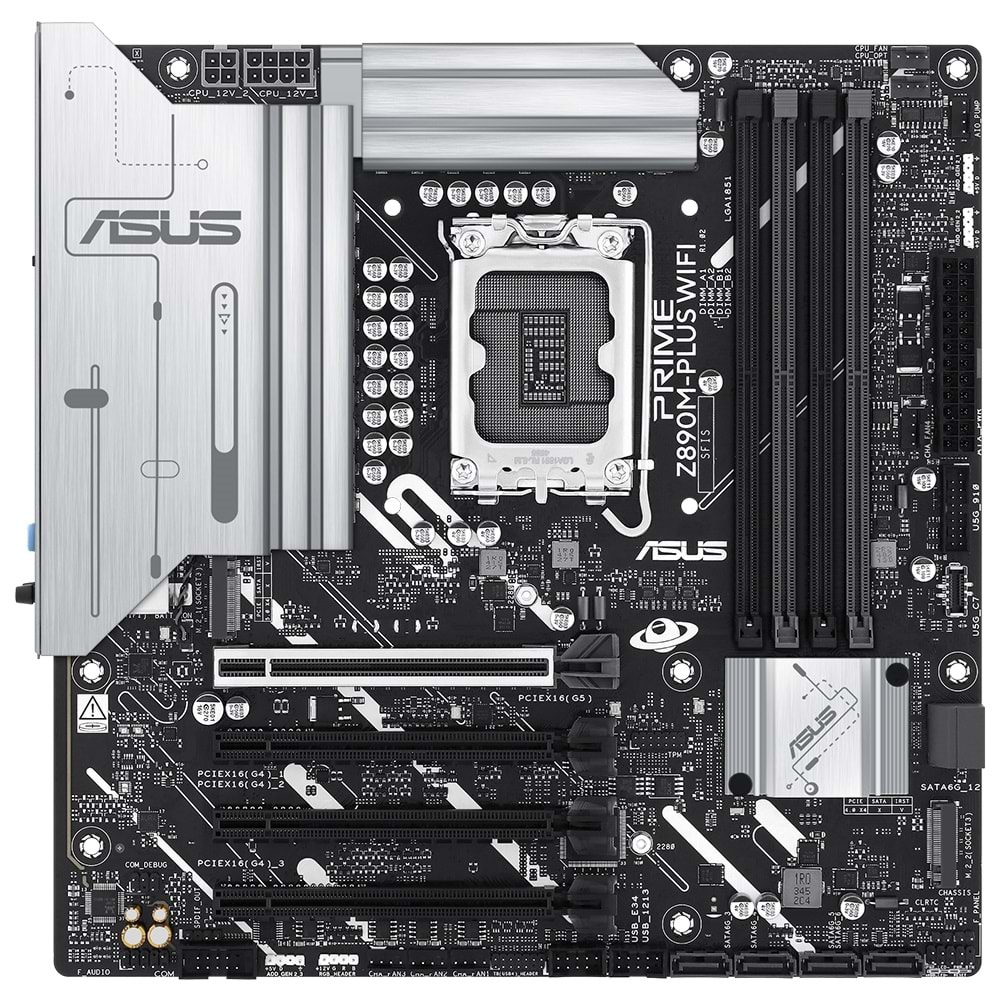 Asus Prime Z890M-PLUS Wifi DDR5 Intel LGA1851 Anakart