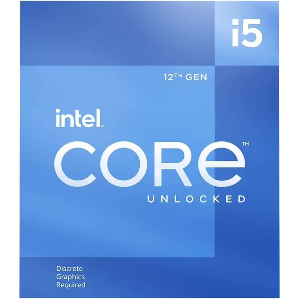 Intel Core i5-12600KF 20 MB 3.70 GHz 10 Çekirdek Önbellek 125W İşlemci