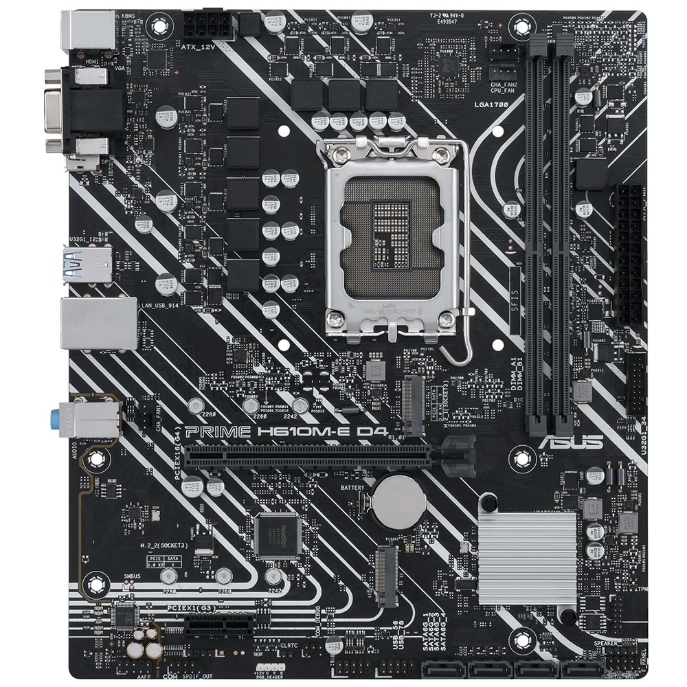 Asus Prime H610M-E D4-CSM Intel H610 3200 MHz DDR4 Soket 1700 mATX Anakart