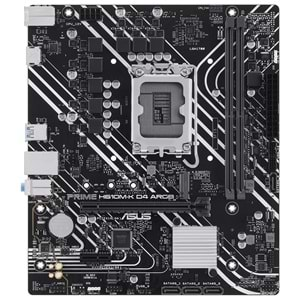 Asus PRIME H610M-K D4 ARGB H610 DDR4 M.2 HDMI PCI 4.0 1700p Anakart