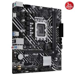 Asus PRIME H610M-K D4 ARGB H610 DDR4 M.2 HDMI PCI 4.0 1700p Anakart