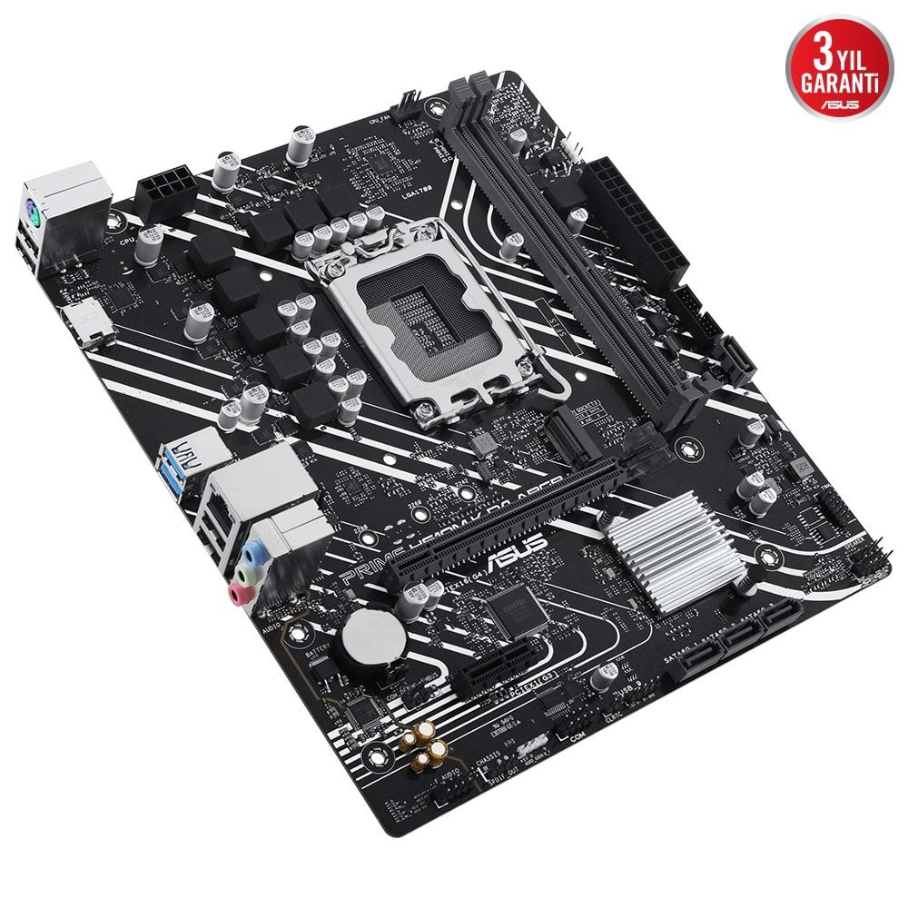 Asus PRIME H610M-K D4 ARGB H610 DDR4 M.2 HDMI PCI 4.0 1700p Anakart