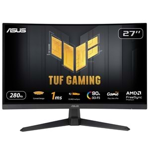 Asus Tuf Gaming VG27VQM1B 27'' 1 Ms 280 Hz Full Hd Curved Gaming Monitör