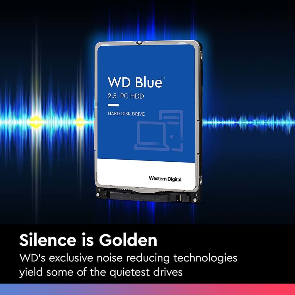 WD Blue 1TB 5400 RPM 128MB 2.5 SATA III 6 GB/s Cache 7