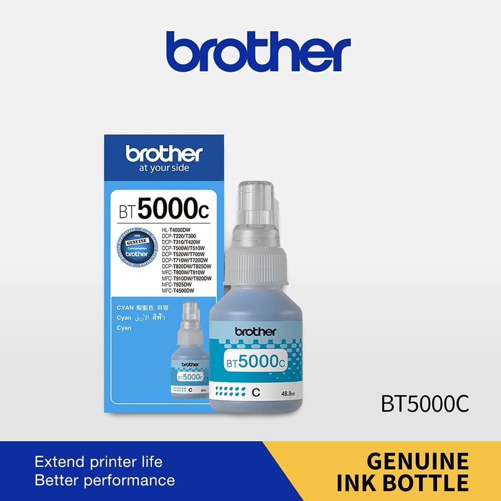 Brother BT5000C Mavi Orjinal Kartuş DCP-T300,DCP-T500W,DCP-T800W
