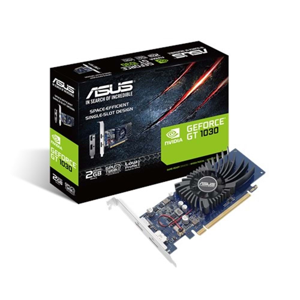 Asus GeForce GT1030 GT1030-2G-BRK 2 GB 64 Bit GDDR5 Ekran Kartı