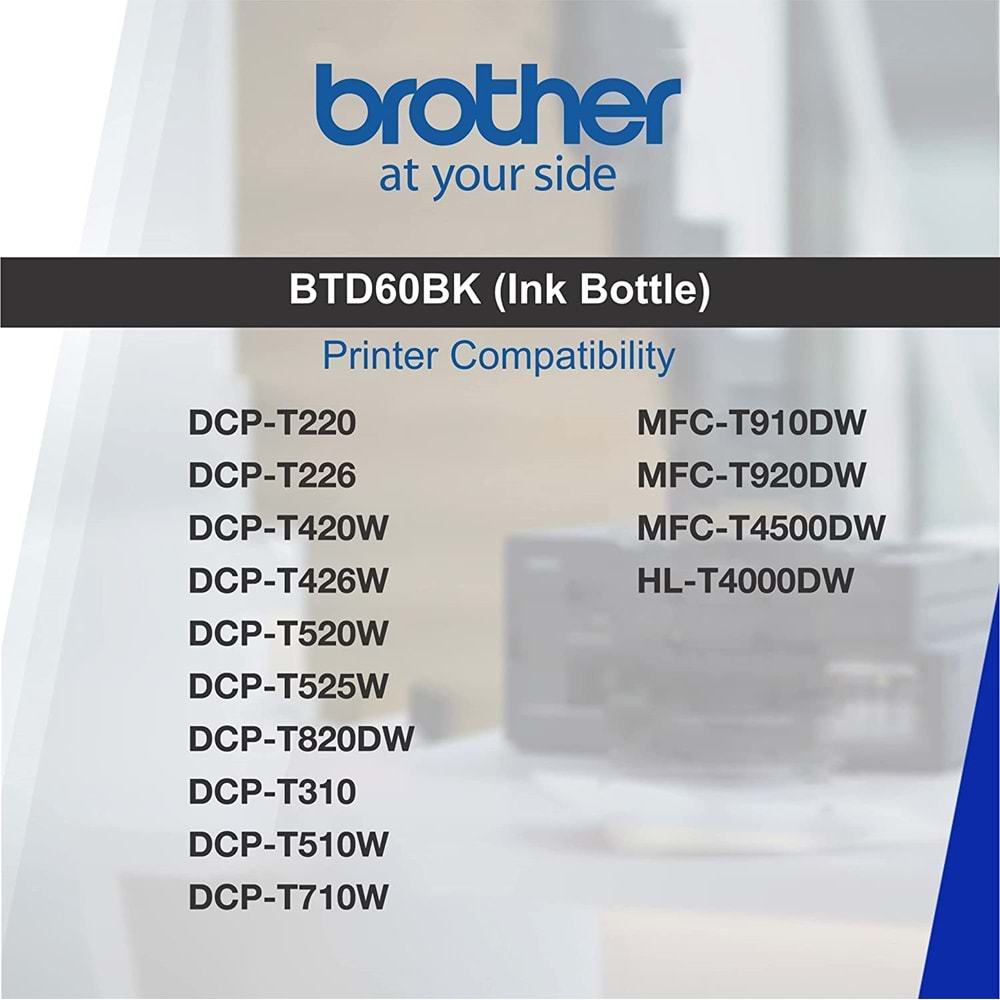 Brother BTD60BK Siyah Kartuş 6.000 Sayfa T310, T510, T810, T910