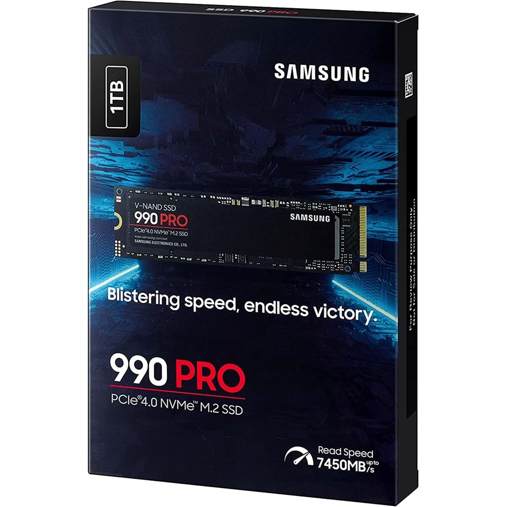 Samsung 990 Pro 1 TB 7450/6900 MB/S M.2 NVMe SSD MZ-V9P1T0BW