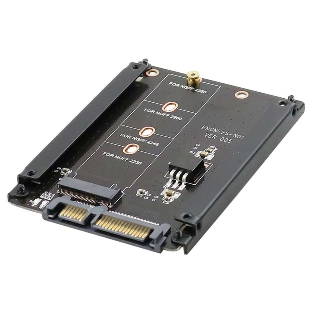 B+M Key M.2 NGFF SSD To 2.5 Sata HDD Harddisk Kutusu