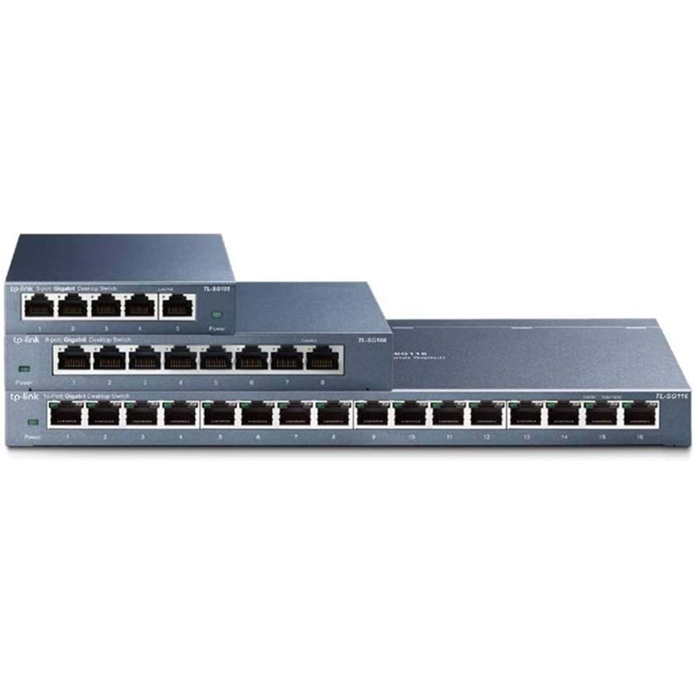 TP-Link TL-SG116, 16-Port 10/100/1000 Mbps Gigabit Ethernet Switch