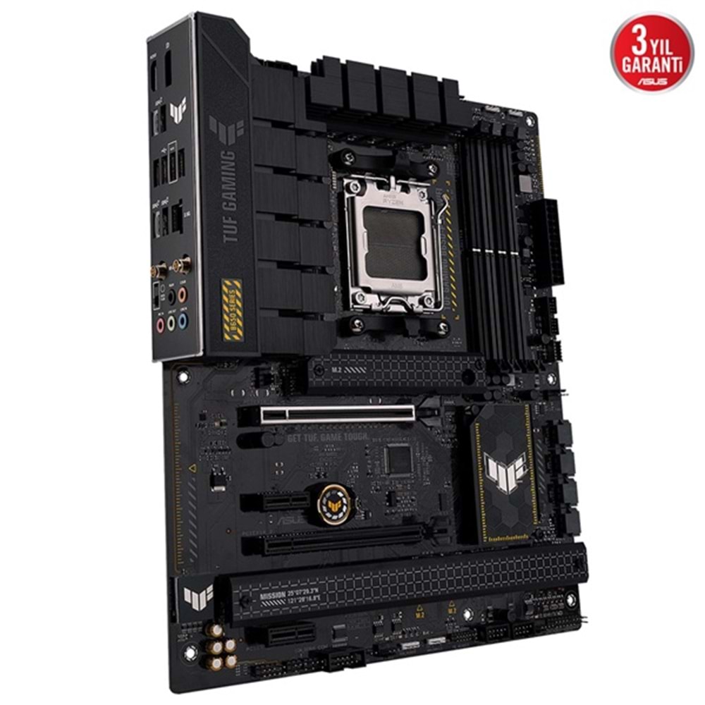 Asus TUF Gaming B650-Plus WIFI AMD B650 6400 MHz (OC) DDR5 Soket AM5 ATX Anakart