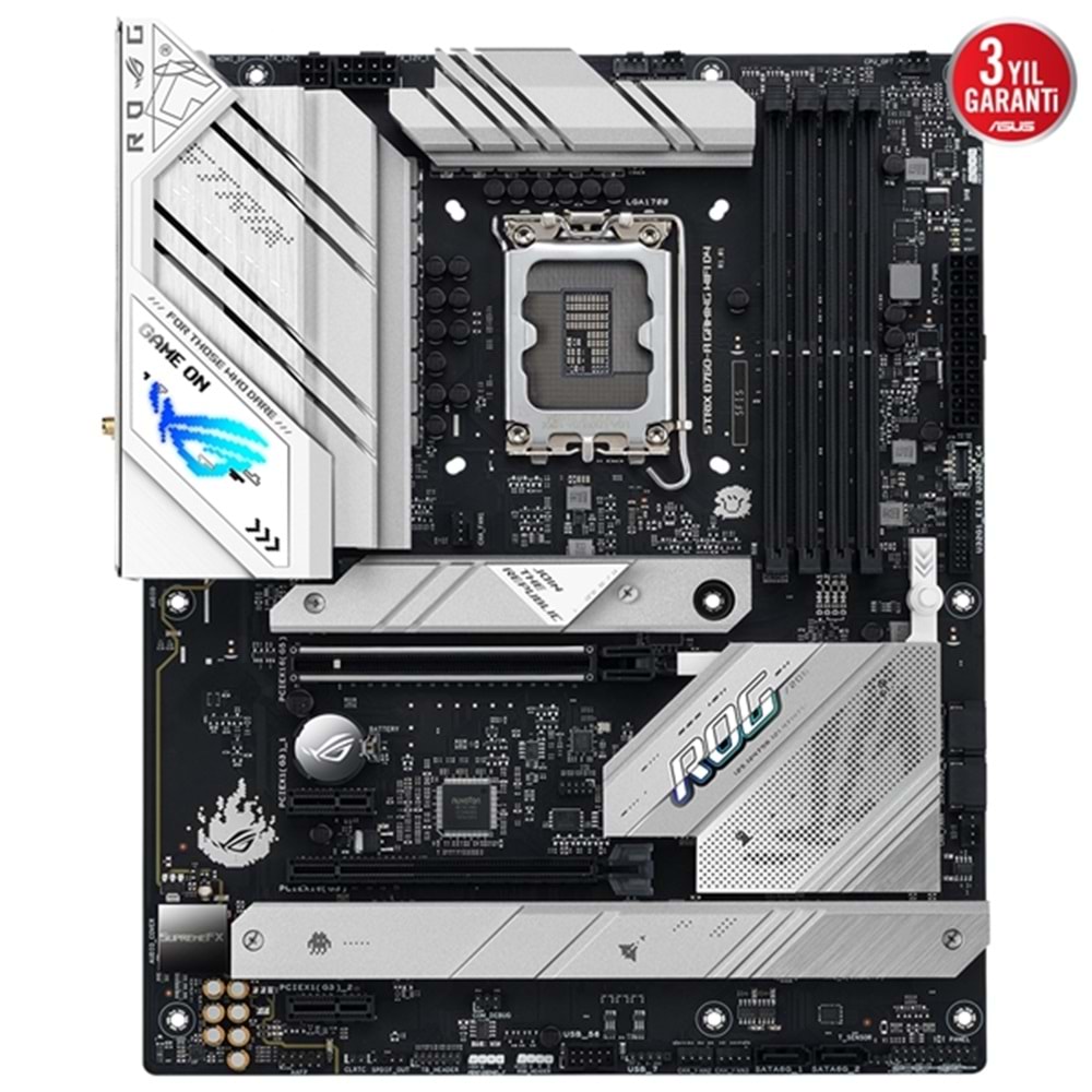 Asus ROG Strix B760-A Gaming WIFI D4 Intel B760 5333 MHz (OC) DDR4 Soket 1700 ATX Anakart