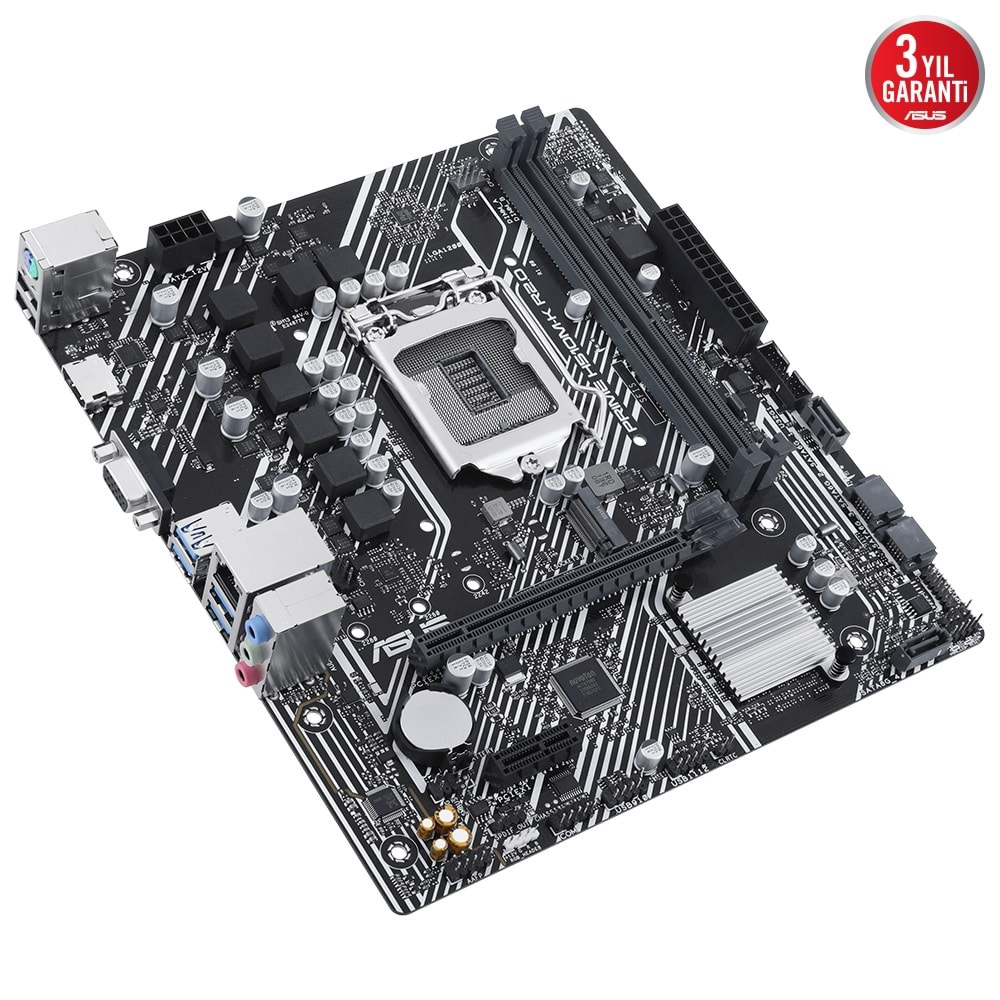 Asus Prime H510M-K R2.0 Intel H470 3200 MHz (OC) DDR4 Soket 1200 Matx Anakart