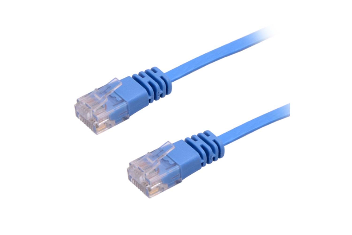 1 Metre Cat6 kablo mavi
