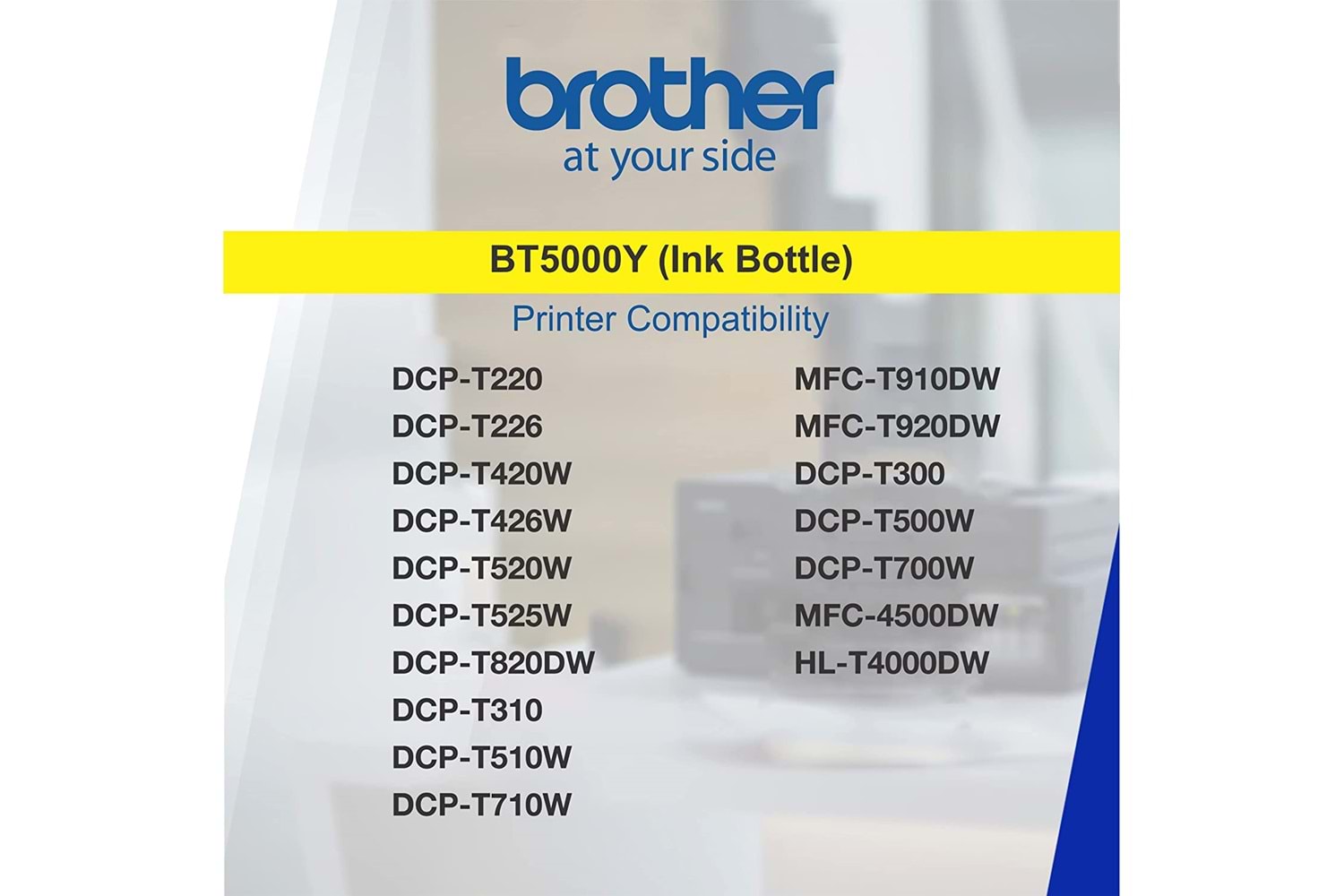 Brother BT5000Y Sarı Orjinal Kartuş T300, T500W, T800W
