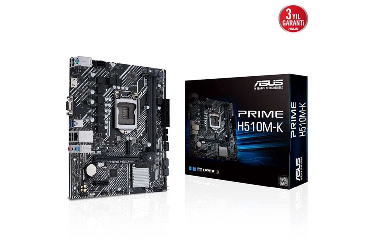 Asus Prime H510M-K Intel H510 3200 MHz DDR4 LGA 1200 Micro ATX Anakart