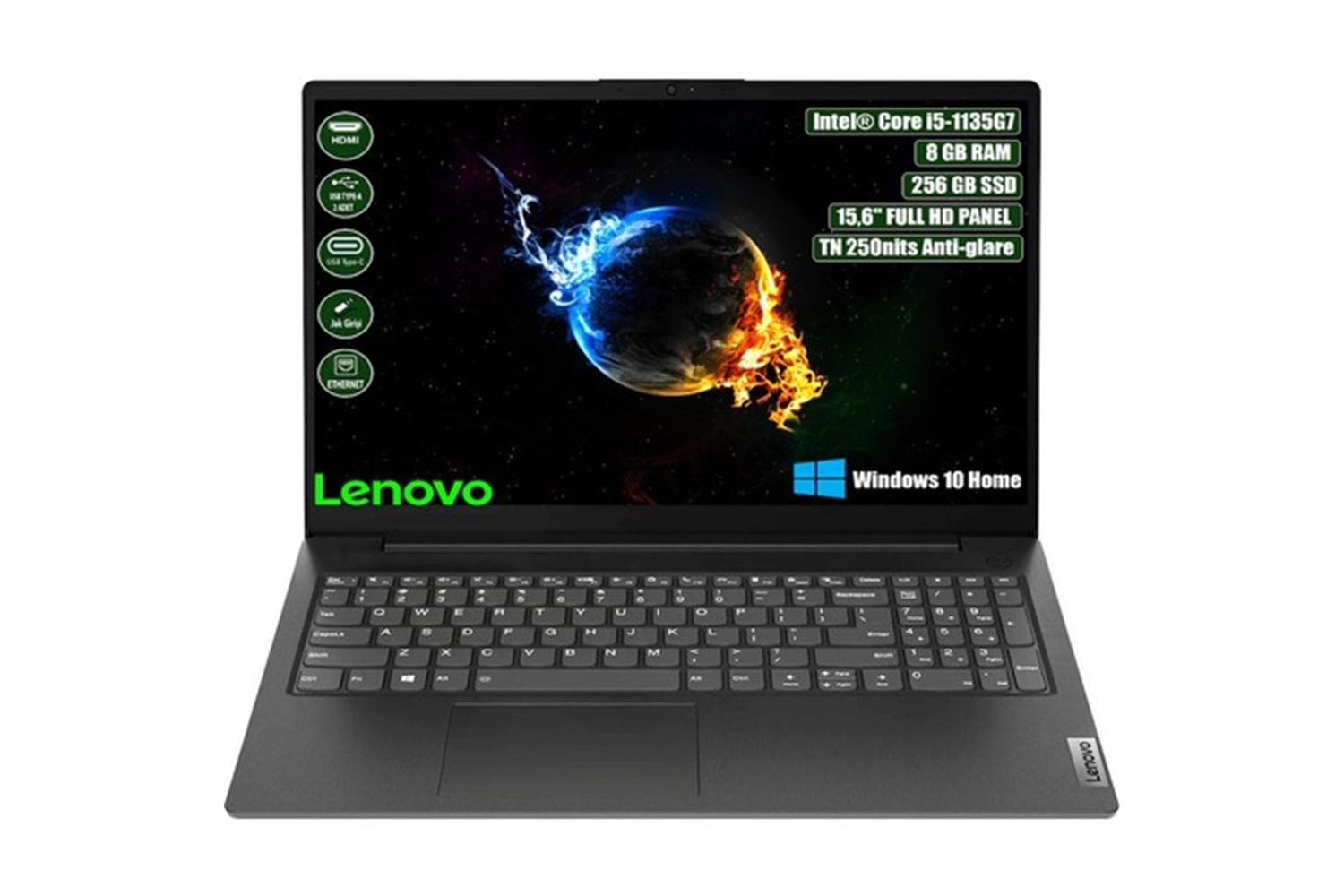 Lenovo V15 G2 82KB000RTX i5-1135G7 8 GB 256 GB SSD 15.6