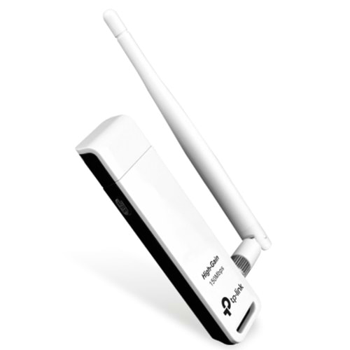 TP-LINK TL-WN722N 150Mbps KABLOSUZ USB ANTENLİ ADAPTÖR Ver:3.0