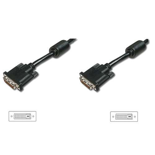 DIGITUS 2 Metre Dual Link 24+1 DVI Kablo AK-320101-020-S