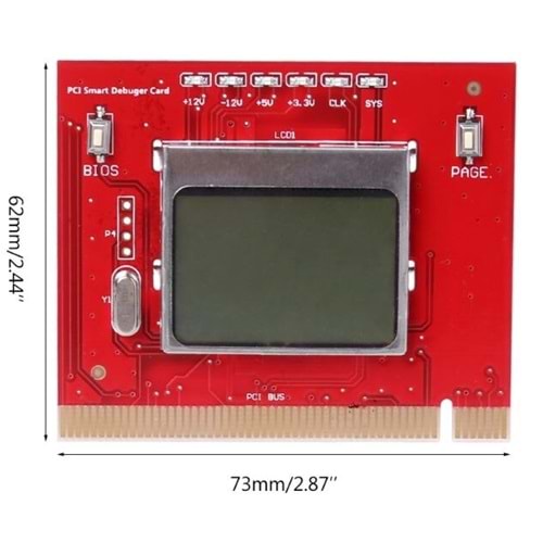 PC LCD PCI ekran anakart teşhis hata ayıklama kartı test cihazı PC dizüstü masaüstü için