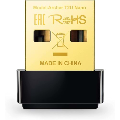 TP-Link Archer T2U Nano, AC600 Mbps Nano Kablosuz USB Adaptör