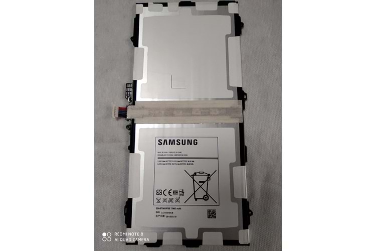 Samsung EB-BT800FBE Tab S 10.5 T800 Tablet Batarya Pil Çıkma Orjinal